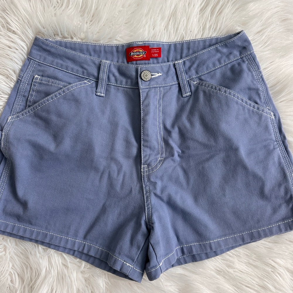 Dickies Women's Light Blue Work Shorts